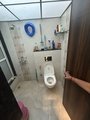 Bathroom in 3 BHK Apartment at JP North Euphoria, Mira Road – for Rent