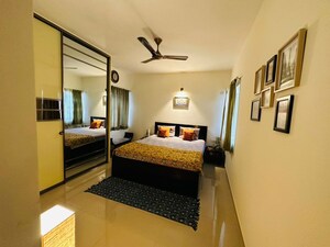 Bedroom in 3 BHK Apartment at Mantri Webcity, Hennur Road – for Rent