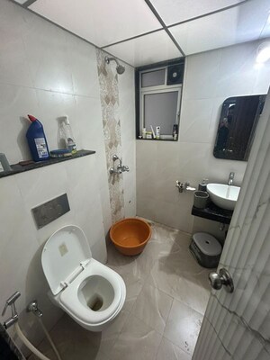 Bathroom in 3 BHK Apartment at JP North Euphoria, Mira Road – for Rent