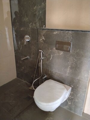 Bathroom in 1 BHK Apartment at Ajmera Boulevard, Malad West – for Rent