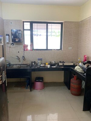 Kitchen in 2 BHK Apartment at R K Nisarg Deep, Wakad – for Rent