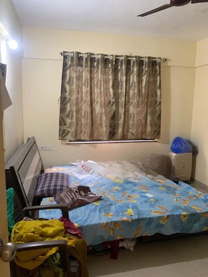 Bedroom in 2 BHK Apartment at R K Nisarg Deep, Wakad – for Rent