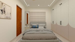 Bedroom in 3 BHK Apartment at Technopolis Solitaire Unity, Hafeezpet – for Rent