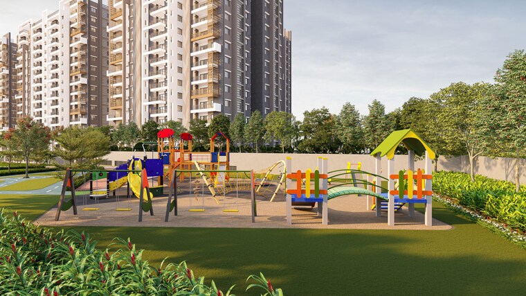 Garden, om-sree-gallaxy 2 Bedroom 1285 Sq.Ft. Apartment In Kompally Hyderabad 10737529