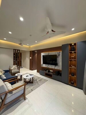 Living Room in 2 BHK Apartment at S Raheja Natraj, Khar West – for Rent