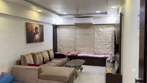 Living Room in 2 BHK Apartment at Horizon View Apartment, Andheri West – for Rent