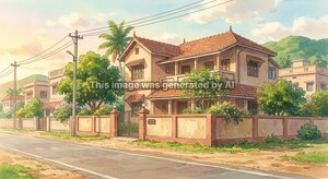  Independent House – Exterior View View at Velachha - for Sale