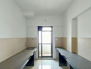 Kitchen in 3 BHK Apartment at Runwal Garden City, Balkum Pada – for Rent