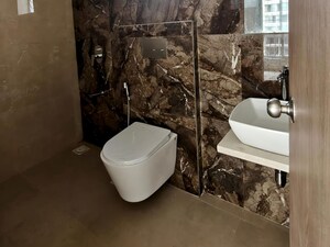 Bathroom in 2 BHK Apartment at Dosti Tulip, Balkum Pada – for Rent