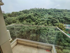 Balcony in 2 BHK Apartment at Hiranandani Castle Rock, Powai – for Rent