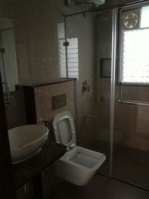Bathroom in 2 BHK Apartment at Prabhat Apartment, Prabhat Road – for Rent