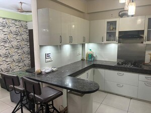 Kitchen in 3 BHK Apartment at Panchsheel Greens, Sector 16 Greater Noida – for Rent