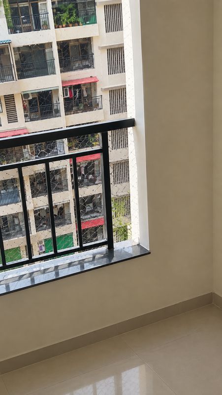 Balcony in 1 BHK Apartment at Raj Viva Maitry Heights, Virar West – for Sale