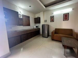 Living Room in 1 BHK Builder Floor at Sector 55 – for Rent