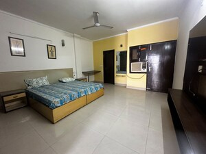 Bedroom in 1 BHK Builder Floor at Sector 55 – for Rent