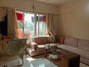 Living Room in 3 BHK Apartment at Bajaj Emerald, Andheri East – for Rent