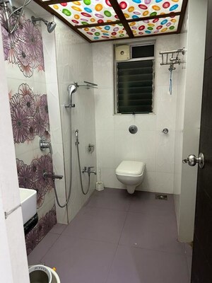 Bathroom in 2 BHK Apartment at Paranjape Schemes Royal Court, Andheri East – for Rent