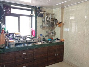 Kitchen in 1 RK Apartment at Neel Laxmi CHS, Vile Parle East – for Rent