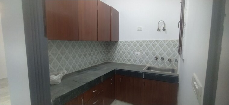 Kitchen, khirki extension 1 Bedroom 450 Sq.Ft. Builder Floor In Khirki Extension Delhi 10737954
