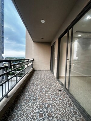 Balcony in 3.5 BHK Apartment at Noble Callista, Sector 66 B – for Rent