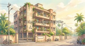  Apartment – Exterior View View at Sector 9a Ulwe - for Sale