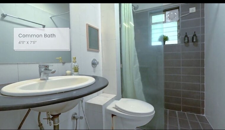 Bathroom, nahar-camellia-apartment 3 Bedroom 1605 Sq.Ft. Apartment In Chandivali Mumbai 10737924