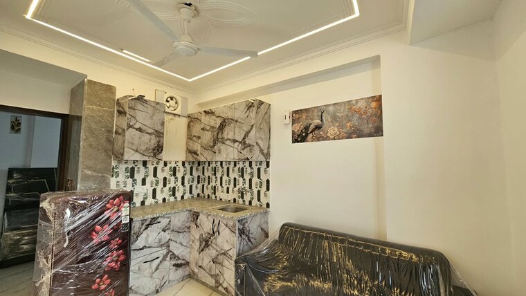 Kitchen, freedom fighters enclave 1 Bedroom 420 Sq.Ft. Apartment In Freedom Fighters Enclave Delhi 10737991