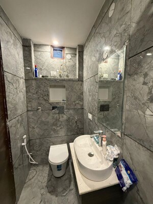 Bathroom in 2 BHK Builder Floor at Uttam Nagar – for Rent