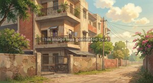  Apartment – Exterior View View at Gangotri Colony - for Sale