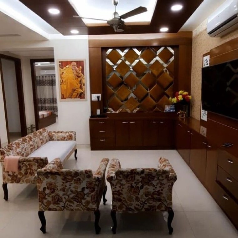 Living Room, mont-vert-biarritz 3 Bedroom 1336 Sq.Ft. Apartment In Baner Pune 10738131