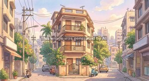  Builder Floor – Exterior View View at Bandra East - for Sale
