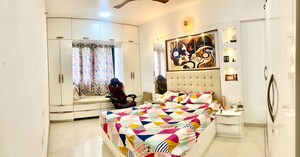 Bedroom in 3 BHK Apartment at Shapoorji Pallonji Vicinia, Powai – for Rent