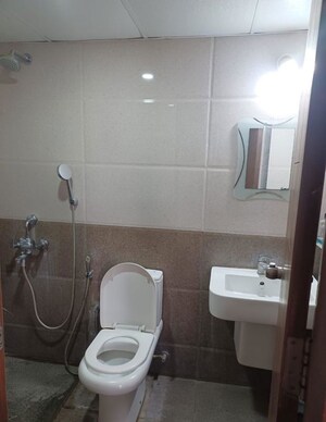 Bathroom in 2 BHK Apartment at Mithuna White Pearl, Sampigehalli – for Rent