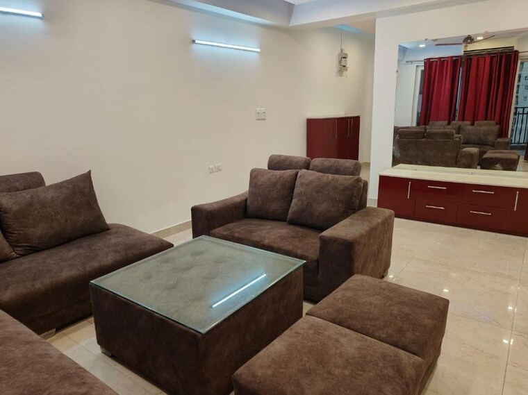 Living Room, paranjape-schemes-yuthika 2 Bedroom 1100 Sq.Ft. Apartment In Baner Pune 10738234