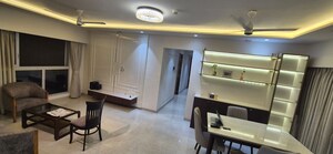 Living Room in 3 BHK Apartment at Piramal Vaikunth, Balkum Pada – for Rent