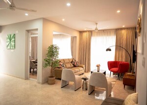 Living Room in 3 BHK Builder Floor at Richmond Town – for Rent
