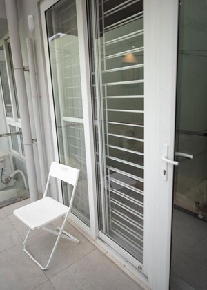 Balcony in 3 BHK Builder Floor at Richmond Town – for Rent