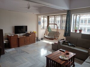 Living Room in 3 BHK Apartment at Ashokraj CHS, Goregaon West – for Rent