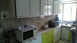 Kitchen in 3 BHK Apartment at Ashokraj CHS, Goregaon West – for Rent