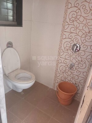 Bathroom in 2 BHK Apartment at Shree Ambika Complex, Ghansoli – for Rent