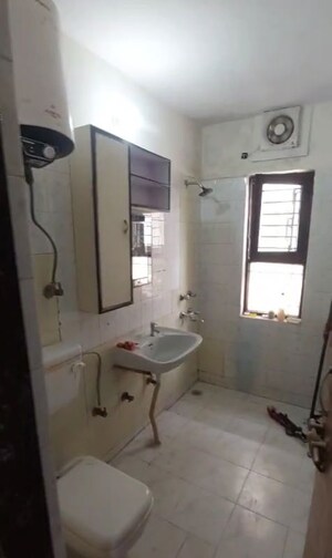Bathroom in 3 BHK Apartment at Sector 10 Dwarka – for Rent