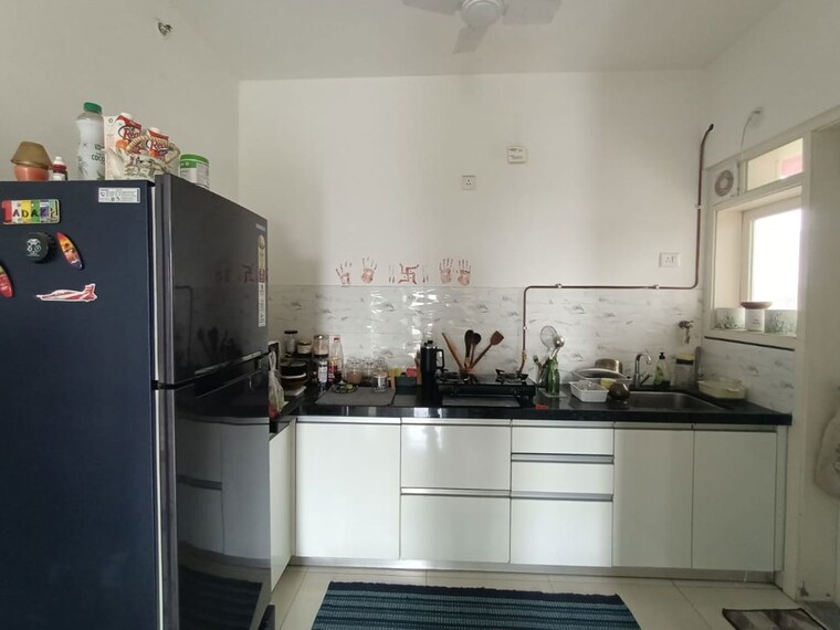 Kitchen, gera-world-of-joy 3 Bedroom 1400 Sq.Ft. Penthouse In Kharadi Pune 10738494