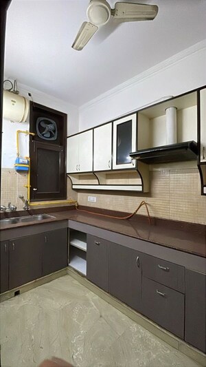 Kitchen in 2 BHK Builder Floor at Green Park – for Rent