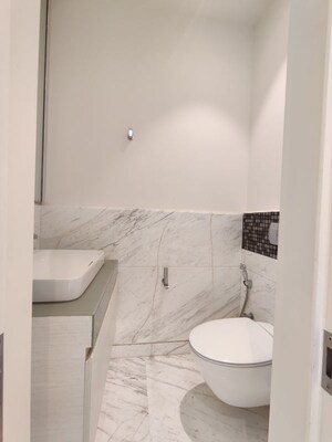 Bathroom in 1 BHK Apartment at Bhartiya Leela Residences, Thanisandra Main Road – for Sale