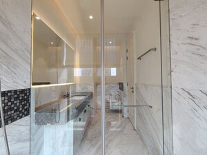 Bathroom in 1 BHK Apartment at Bhartiya Leela Residences, Thanisandra Main Road – for Sale
