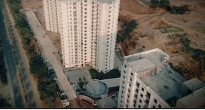 Living Room in 3 BHK Apartment at Chandra Panorama, Sushant Golf City – for Rent