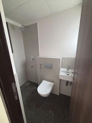 Bathroom in 1 BHK Apartment at Piramal Vaikunth, Balkum Pada – for Rent
