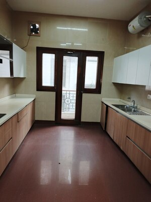 Kitchen in 5 BHK Builder Floor at Panchsheel Park – for Rent