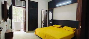 Bedroom in 1 BHK Builder Floor at Sushant Lok I – for Rent