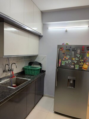 Kitchen in 3 BHK Apartment at Riddhi Saphire, Narsingi – for Rent